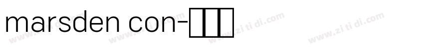 marsden con字体转换